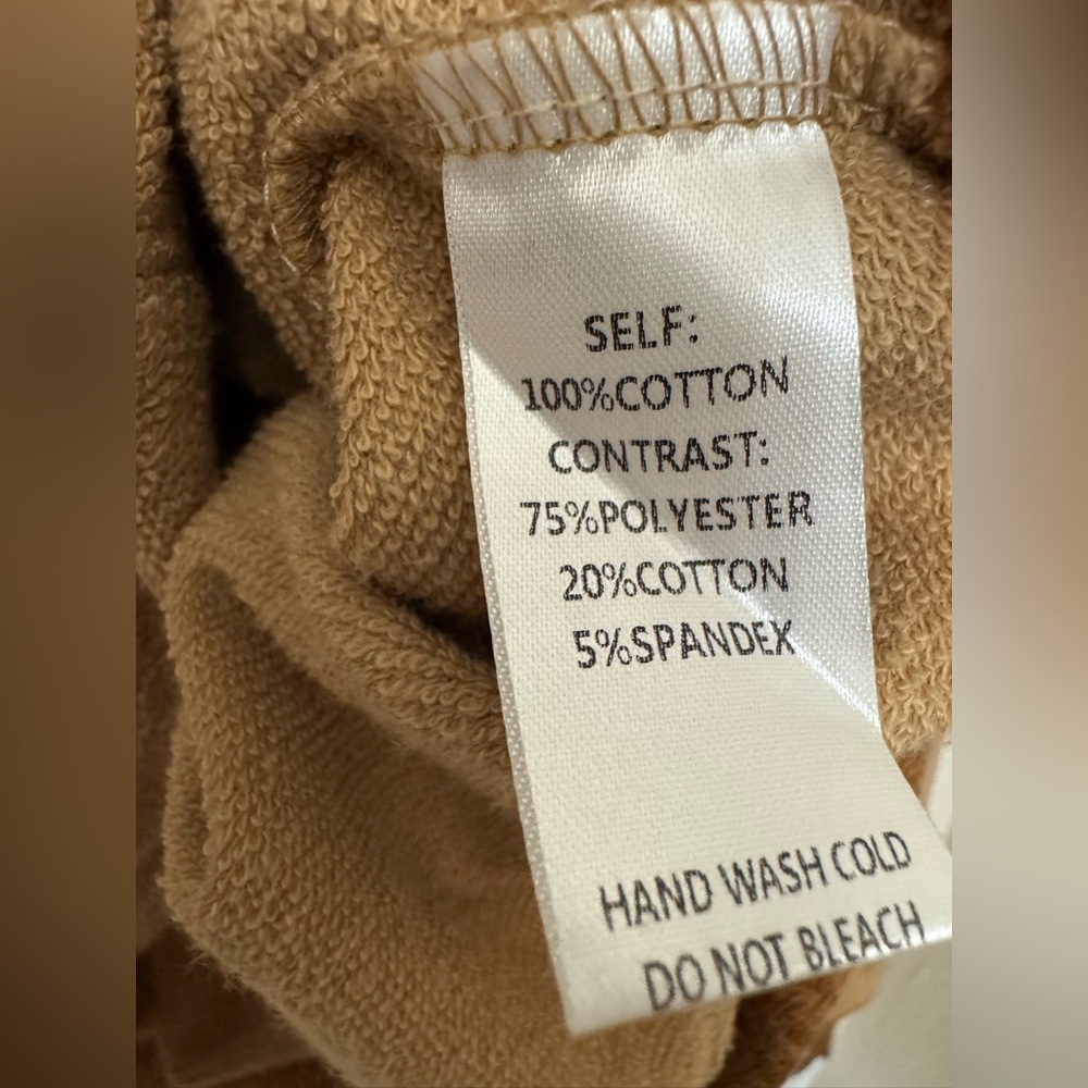 Easel Tan Color Blocked Hoodie - Picture 7 of 7